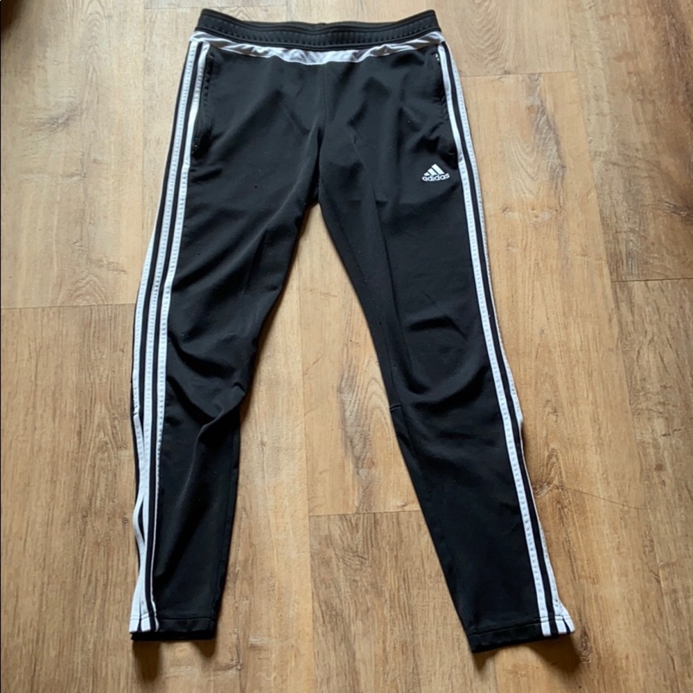 Adidas Black & White Jogger Pants